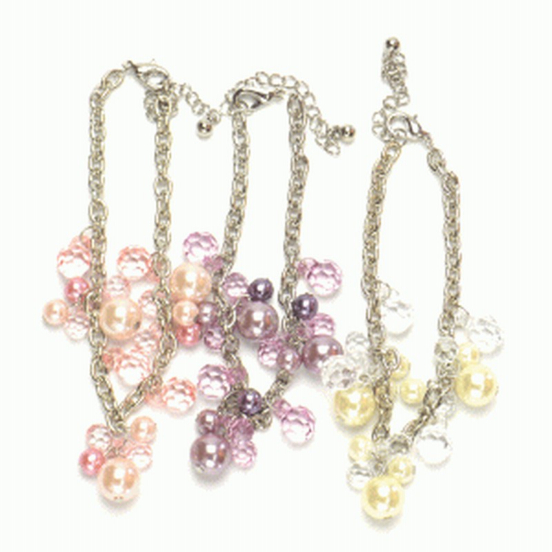 ブレスレット 可愛いブレスレット パールビーズ キラキラビーズ 可愛いアクセサリー チェーンブレス P30 Sbl181 通販 Lineポイント最大1 0 Get Lineショッピング