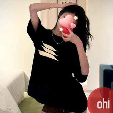【ohi】寬鬆款短袖T恤 女韓版 ins潮學生上衣 寬鬆慵懶原宿風 打底上衣 女生衣服 GTMM3635