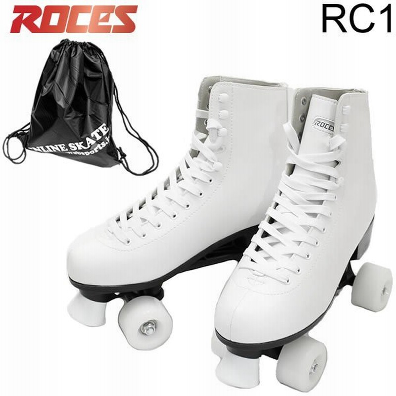 Roces クワッドスケート Rc 1 White プラ素材フレーム トラック Classic Roller ロチェス ローラースケート 通販 Lineポイント最大0 5 Get Lineショッピング