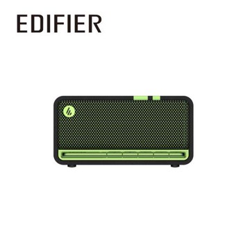 EDIFIER MP230 復古藍牙隨身音箱_潮酷黑綠限定色