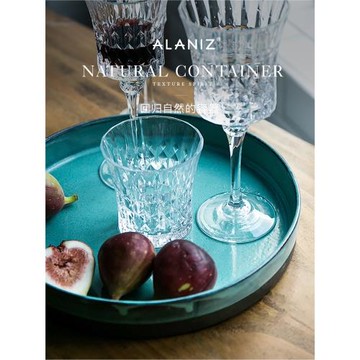 alaniz南茲水之生靈藝術盤子陶瓷盤子創意大盤雞盤子圓盤家用大號