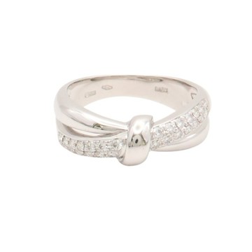 JEWELRY 無品牌珠寶 18K白金 鑽石 戒指 【二手名牌BRAND OFF】