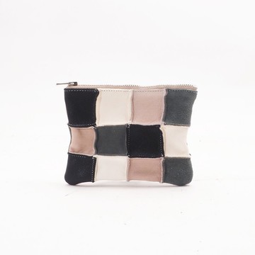 random leather porch6/皮革小包/拼接/迷你錢包/零錢包/卡夾/PS006