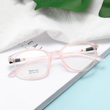新款TR90透明色眼鏡架韓版平光鏡鏡框 可配近視