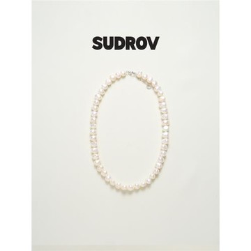 SUDROV素覺項鏈 時尚氣質巴洛克異形珍珠choker頸鏈個性鎖骨鏈