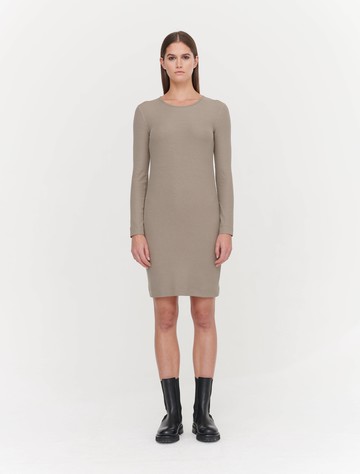 Genesis Dress in Stone - TENCEL Ninety Percent
