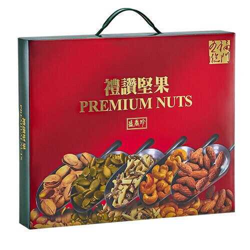 盛香珍禮讚堅果禮盒425G【愛買】