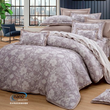 兩用被床包四件組 /60支無異纖精梳美國棉 /2568奇幻之旅(灰)
