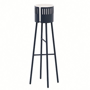 Design Bite｜站立式花盆罐-高 午夜藍