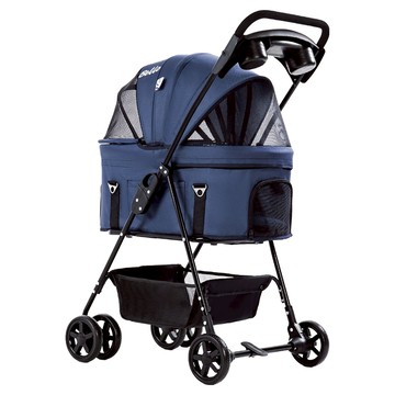Bello 前輪萬向 車包分離款寵物手推車 SP02FL 加大款  藍色  1個
