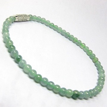 冰綠透透稀有小而美4mm 天然A貨翡翠玉石手珠手鍊H91