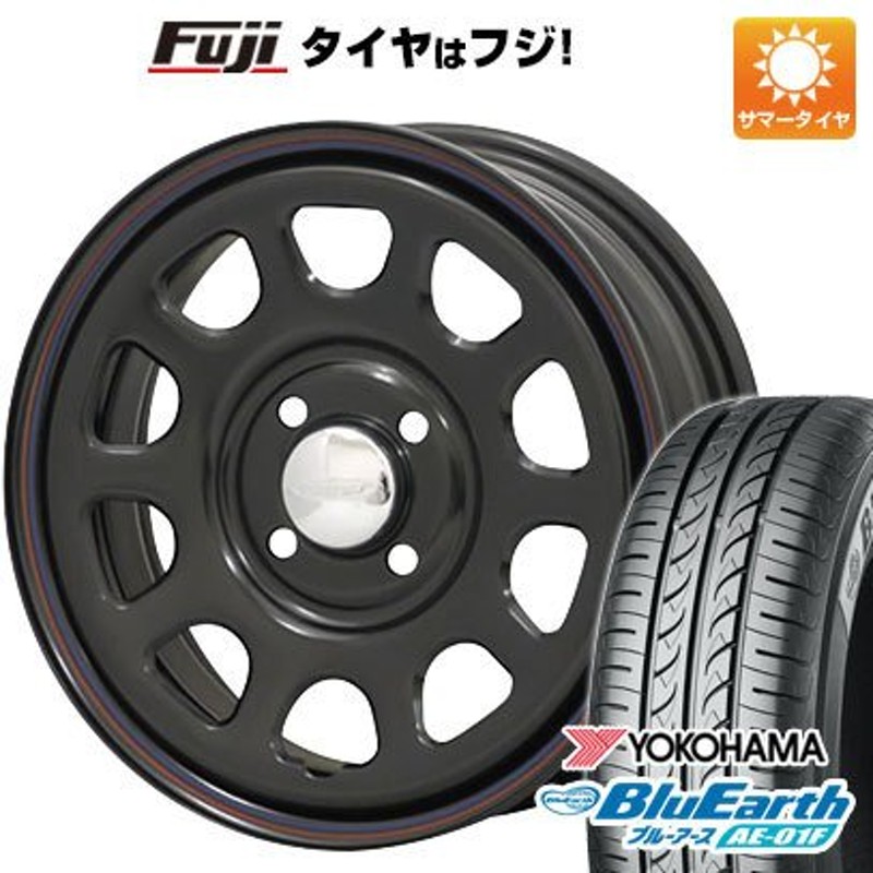 新品 軽自動車】ソリオ ハスラー 夏タイヤ ホイール4本セット 165/70R14 ヨコハマ ブルーアース AE-01F モリタ MRTデイトナ  ブラック 14インチ 通販 LINEポイント最大0.5%GET LINEショッピング