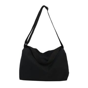 帆布大容量單肩包男女學生上課包休閑日系背包ins潮流手提斜挎包