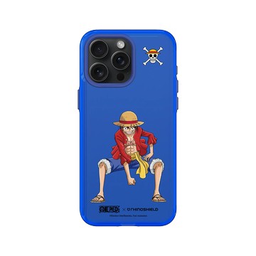 iPhone 15 Pro Max Clear 激光藍 - 航海王 One Piece - 角色系列-魯夫