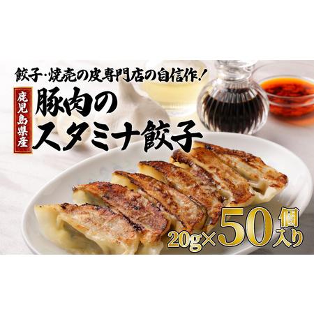 ふるさと納税 餃子 ・ 焼売 の皮 専門店の自信作！ 鹿児島県産 豚肉 の スタミナ 餃子　K033-003 中華 惣菜 総菜 レトルト 冷凍食品 加工食.. 鹿児島県鹿児島市