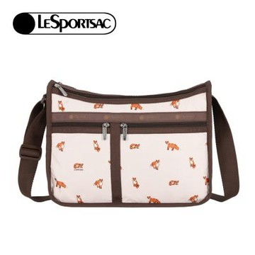 Lesportsac Deluxe Everyday Bag 經典奢華斜背包 側背包 通勤旅行包 七夕浪漫購 送禮 禮物 推薦 女包-森林小狐狸