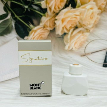 MONTBLANC 萬寶龍 Signature 永恆之名 女性淡香精 4.5ml 小香 小香精｜全店$299 全家取貨免運｜領券9折｜APP下單最高再賺22%點數⚡
