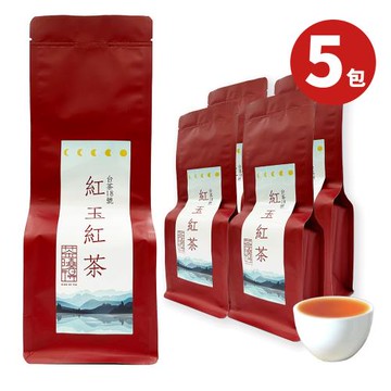 【茶曉得】台灣極緻紅玉紅茶（100gX5）