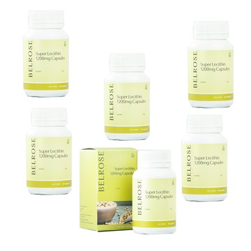 澳洲Belrose 頂級卵磷脂膠囊(6入組 30顆/瓶)  即期品-2026年3月到期