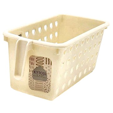 KEYTOSS 詰朵斯 有效活用收納長籃 D727-1 款式隨機  38 x 25 x 21cm  1個