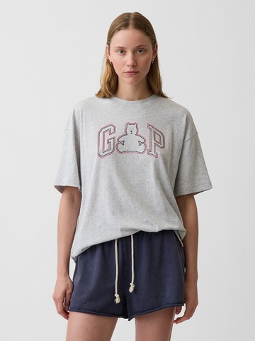寬版布萊納小熊Logo T恤
