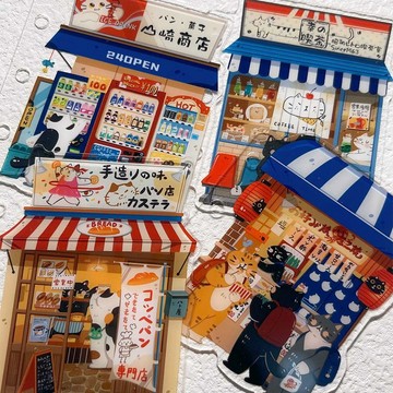 日式小店 M5 亞克力分隔頁 / 異形手帳分頁 / 透明手帳收納配件