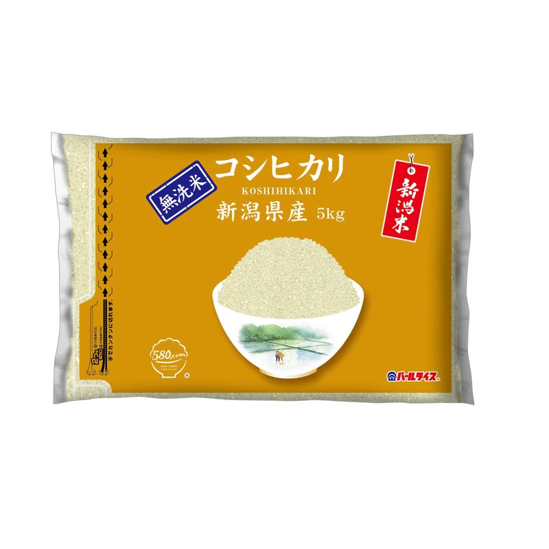 精米 新潟県産 無洗米 コシヒカリ 5kg 令和4年産