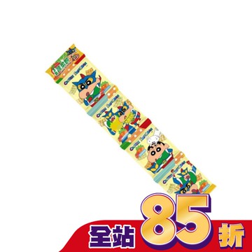 SUNFRIEND蠟筆小新三色蔬菜餅四連8g*4