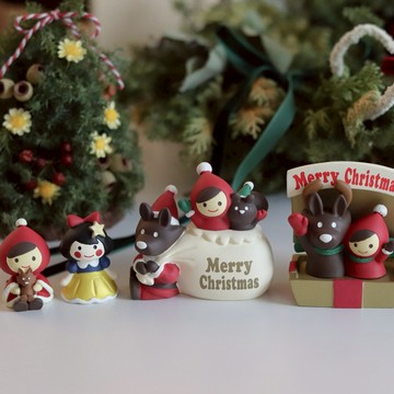 【Yourtableware】新品上市 交換禮物 日本 DECOLE 加藤真治小紅帽 大野狼 白雪公主 聖誕節限定 擺飾