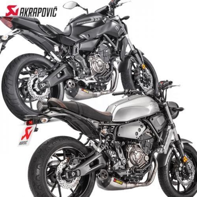 マフラー 送料無料 AKRAPOVIC/アクラポビッチ MT-07 XSR700 レーシング