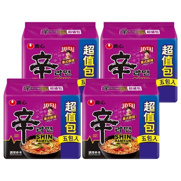 NONGSHIM 農心 辛拉麵 泰式酸辣味 123g  20包