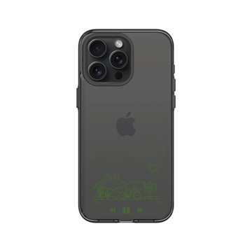 iPhone 15 Pro Max Clear 酷墨灰 - Nature Explorers 自然探索指南 - 單車獨旅