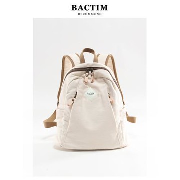 越古帆布包雙肩背包女休閑復古戶外百搭韓版潮文藝青年小背包女包