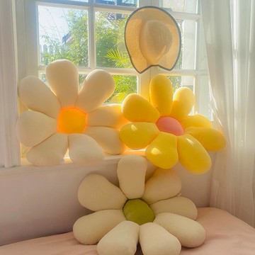 花瓣坐墊塌塌米墊子夏季屁墊上班太陽花飄窗臺兒童增高陽臺軟