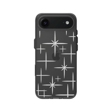 iPhone Air Clear (相機按鈕) 酷墨灰 - 老屋顏 Old House Face - 壓花玻璃-十字星芒