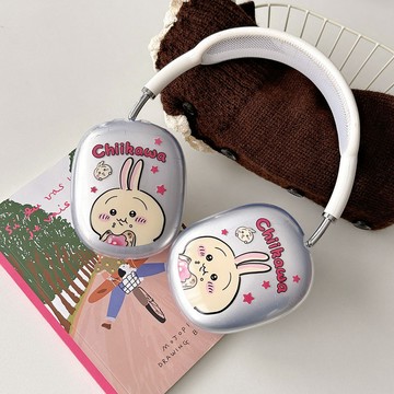 新款 可愛烏薩奇 適用蘋果Airpods Max 頭戴式耳機殼 airpods max2 無線藍牙耳機保護套 保護殼