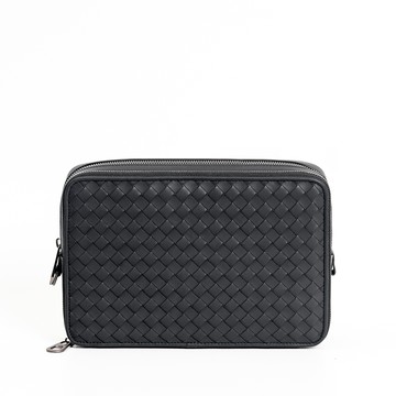 【FREED】手工細編織真皮手拿包