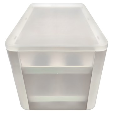 懶角落 抽屜式多層雞蛋收納盒 雙層  32.1 x 17.8 x 16.6cm  1個