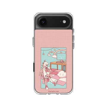 iPhone Air Clear Case（相機按鈕） 透明 - 瑟拉斯蒂歐 - 白白虹 - 初始OP晃晃腿白比手機殼殼