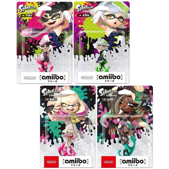 4種セット] amiibo アオリ ホタル ヒメ イイダ (スプラトゥーン