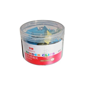 【PENROTE 筆樂】8554 #4彩色長尾夾