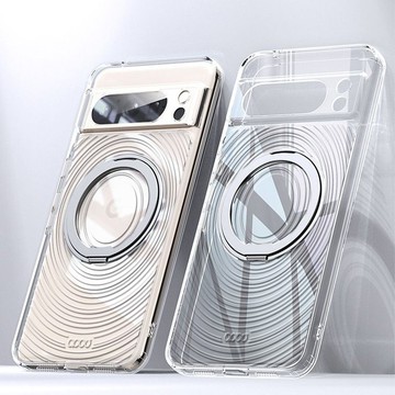 apbs Google Pixel 9/8系列 浮雕感360旋轉磁吸立架手機殼-漣漪