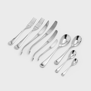 RW 艾許伯里 不銹鋼西式餐具禮盒組│全銀