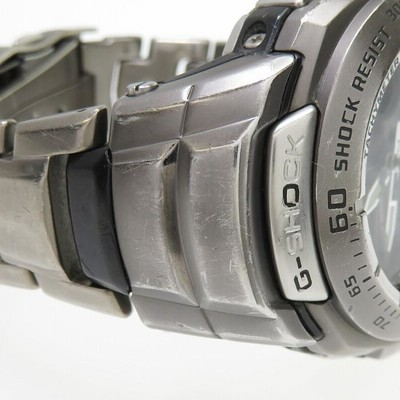 CASIO/カシオ G-SHOCK The G チタンバンド仕様モデル GW-1600TDJ 腕時計 樹脂系/ステンレススチール/チタン ソーラー電波  グレー系文字盤 メンズ | LINEブランドカタログ