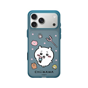 iPhone 17 Pro Max Clear (相機按鈕) 夜幕藍 - 吉伊卡哇Chiikawa - 吉伊與他的小物