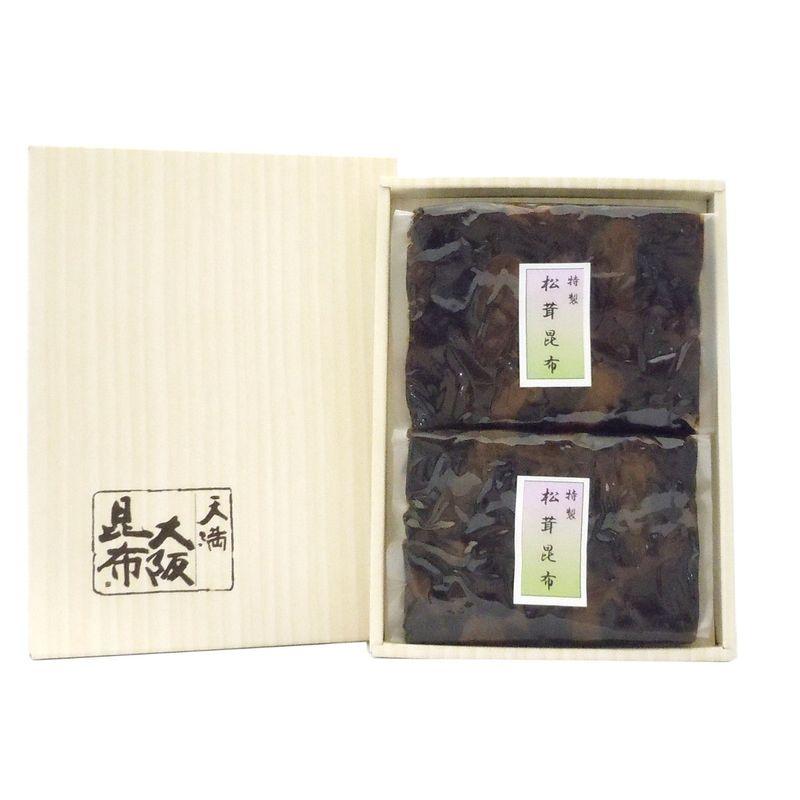 天満大阪昆布特製松茸昆布 290g×2袋 ご進物用化粧箱入り 昆布 佃煮