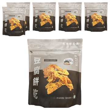 明月豆腐 豆腐餅乾 椒鹽口味  6個  150g
