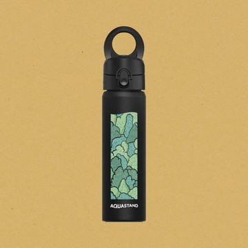 AquaStand磁吸水壺-不鏽鋼保溫瓶|獨家設計/森山時光(黑)
