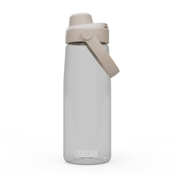 【墾趣】CAMELBAK 750ml Chug 戶外運動水瓶RENEW 晶透白