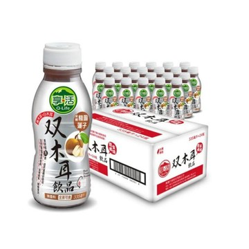 【DOZO嚴選】Q-Life享活-雙木耳飲(桂圓蓮子)350ml/瓶 24瓶x1箱